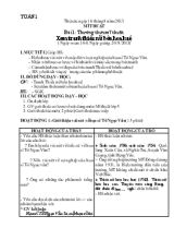 Giáo án Mĩ thuật lớp 5